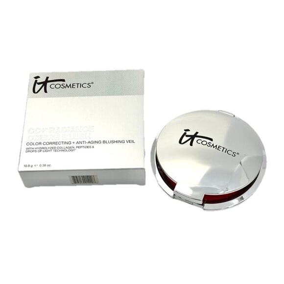 IT Cosmetics CC+ Radiance OMBRE BLUSH Anti-Aging Correcting CORAL FLUSH 0.38 oz. - Picture 2 of 4